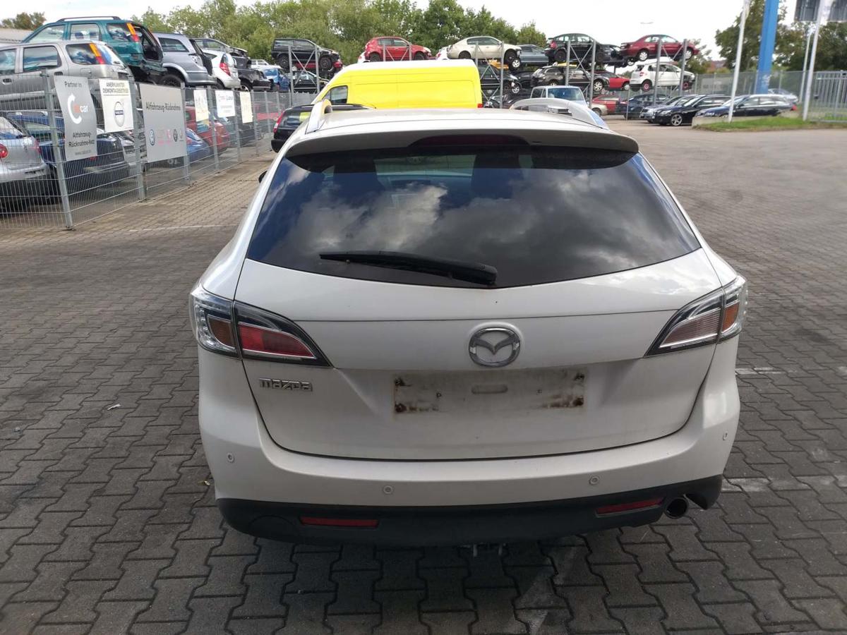 Mazda 6 GH original Stoßstange Stossfänger hinten Weiß Kombi Bj.2009